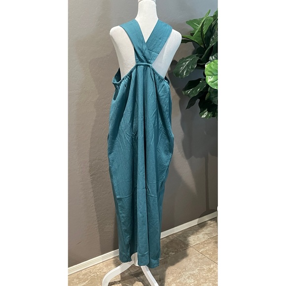 Faherty $198 Bay Twist Seersucker Midi Dress Size X-Large - Picture 5 of 11